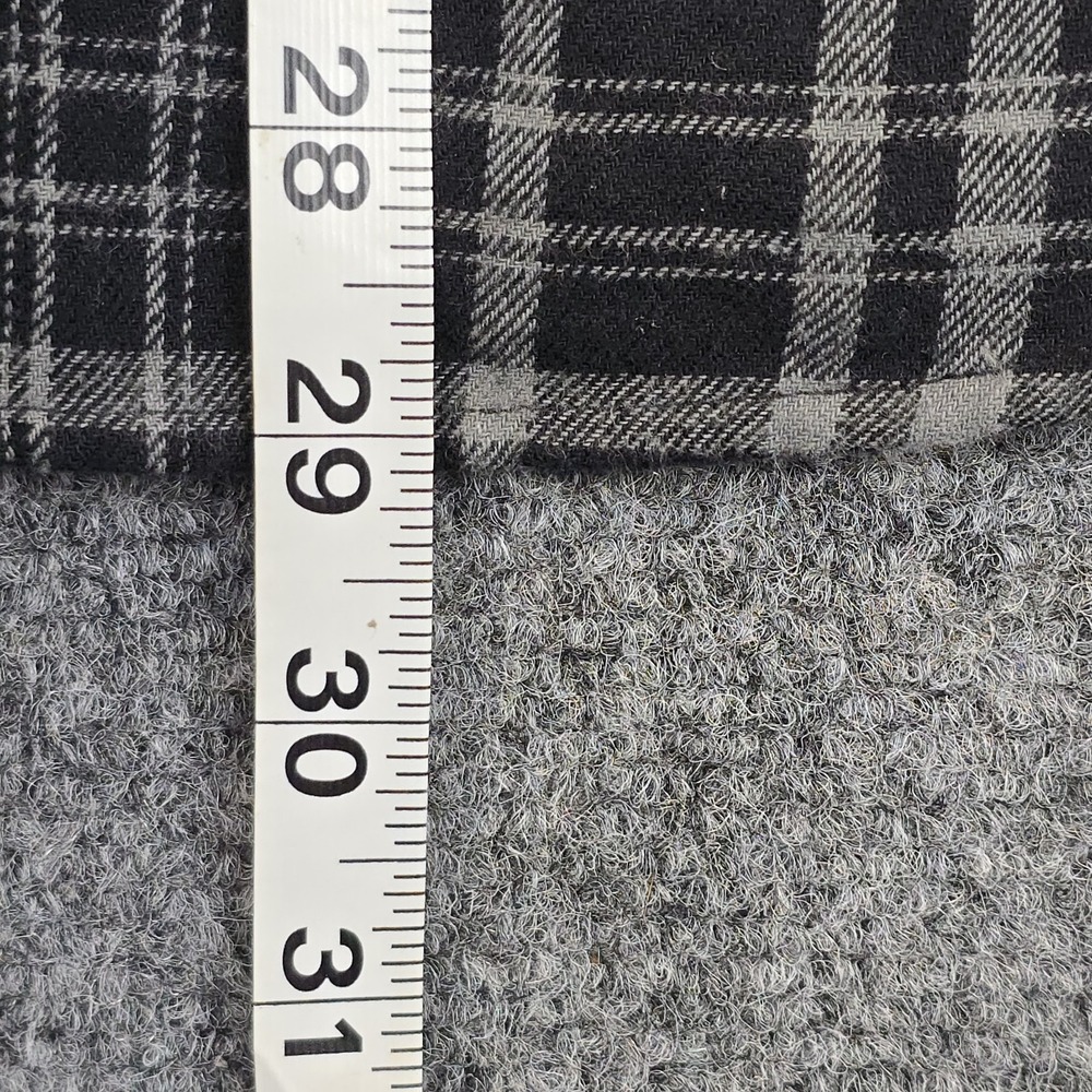Roebuck & Co. Black Plaid Pearl Snap Western‎ Shirt Size Large 100% Cotton - Picture 8 of 9